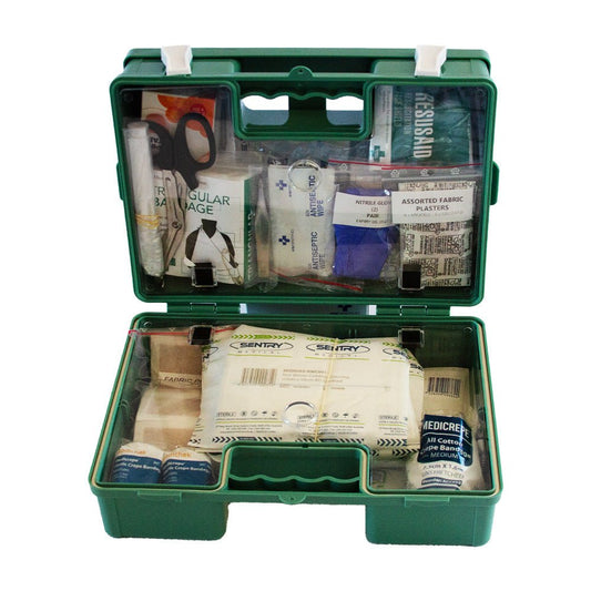 1 - 15 Person First Aid Kit (Plastic Wall Mountable Box) - Windsheer